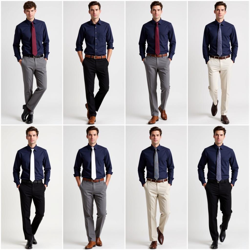 Dark Blue Shirt Color Combinations