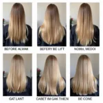 Dark Hair Lightening Process