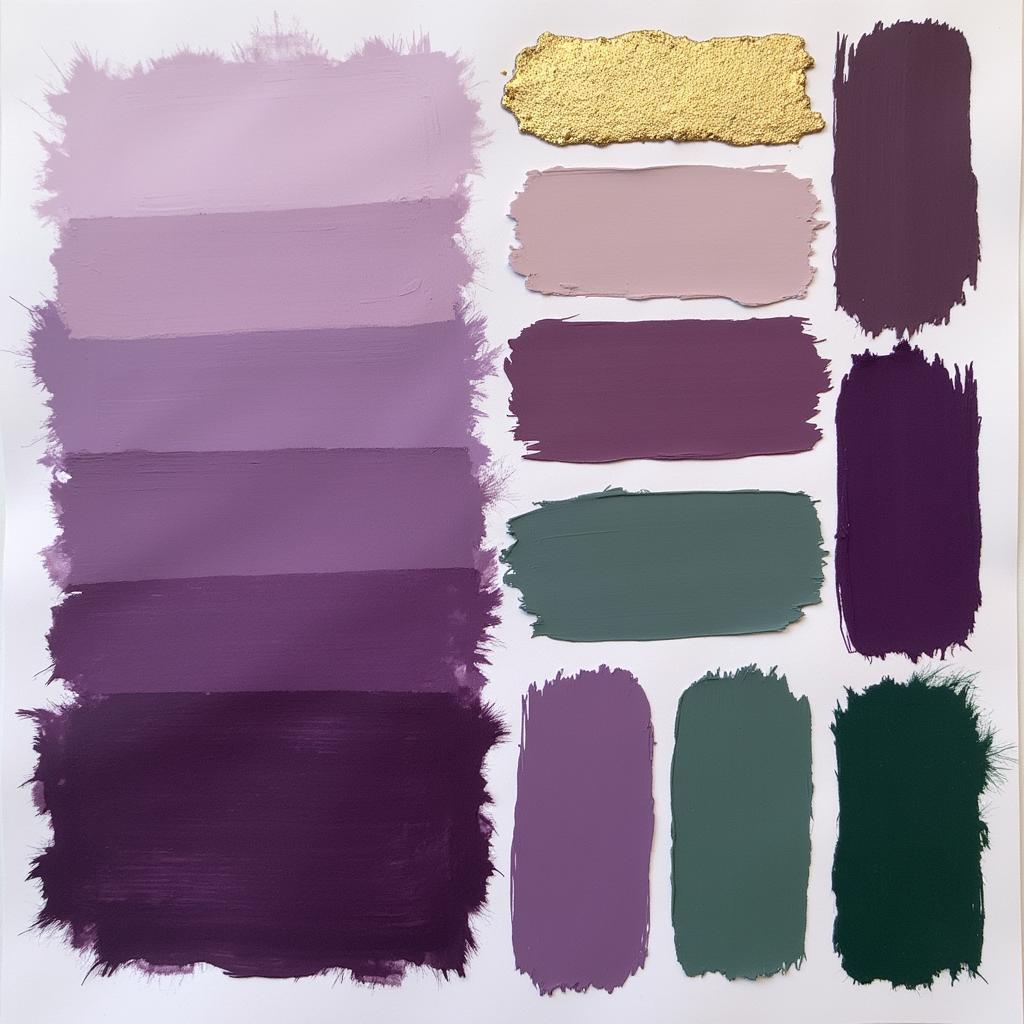 Deep Eggplant Color Palette