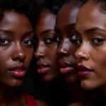 Deep lip colors on dark skin