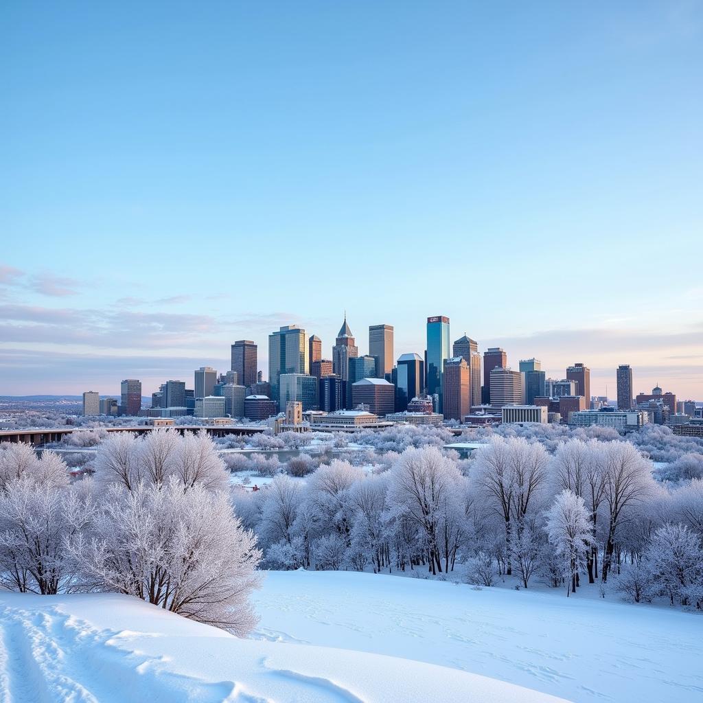 Denver Colorado November Snow