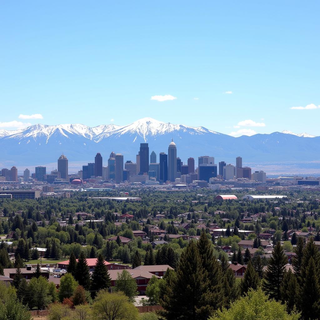 Denver Colorado Skyline