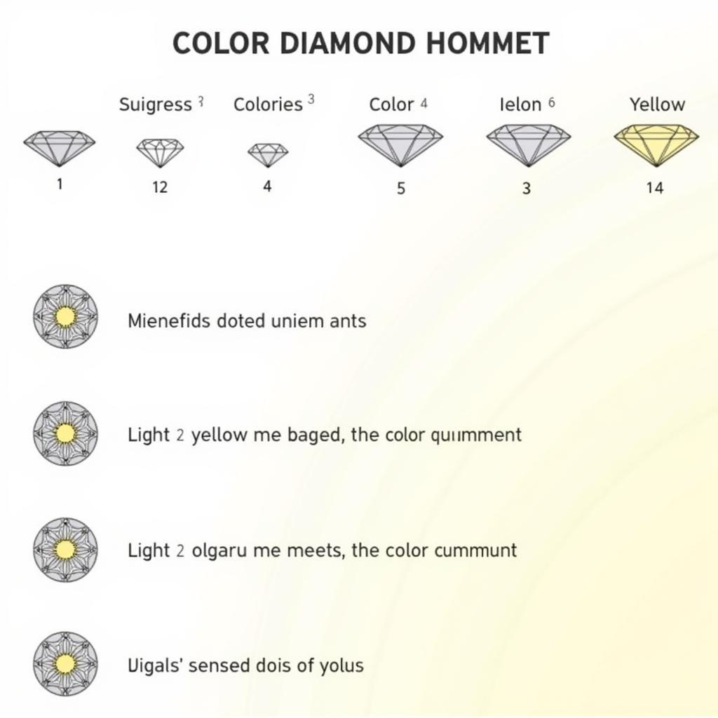 Diamond Color Comparison Chart