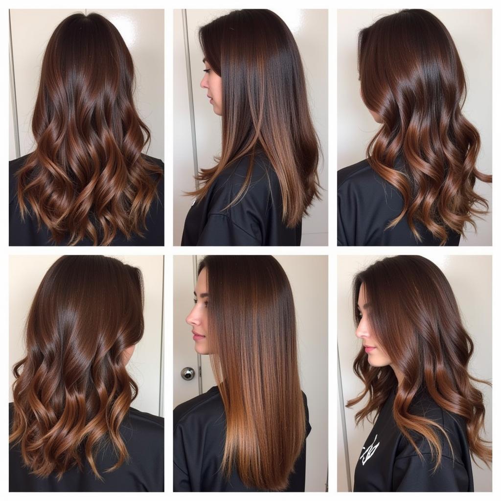 Different hair coloring techniques