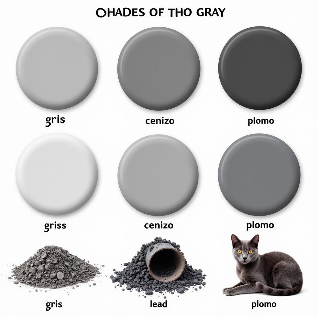 Different Shades of Gray - Gris, Cenizo, Plomo