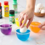 Dyeing Easter Eggs with Food Coloring