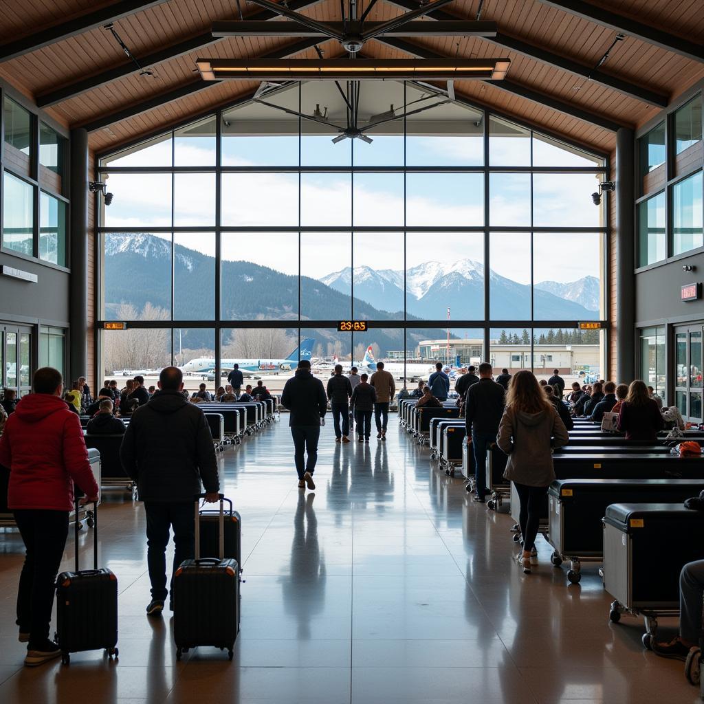  Passengers at the Eagle County Regional Airport