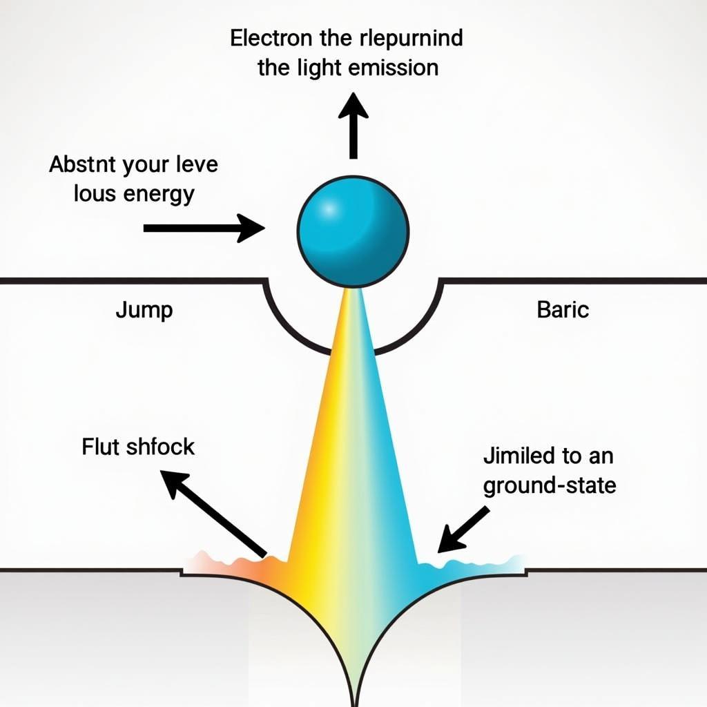 Electron Energy Level Transitions and Light Emission