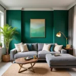 Emerald Green Living Room