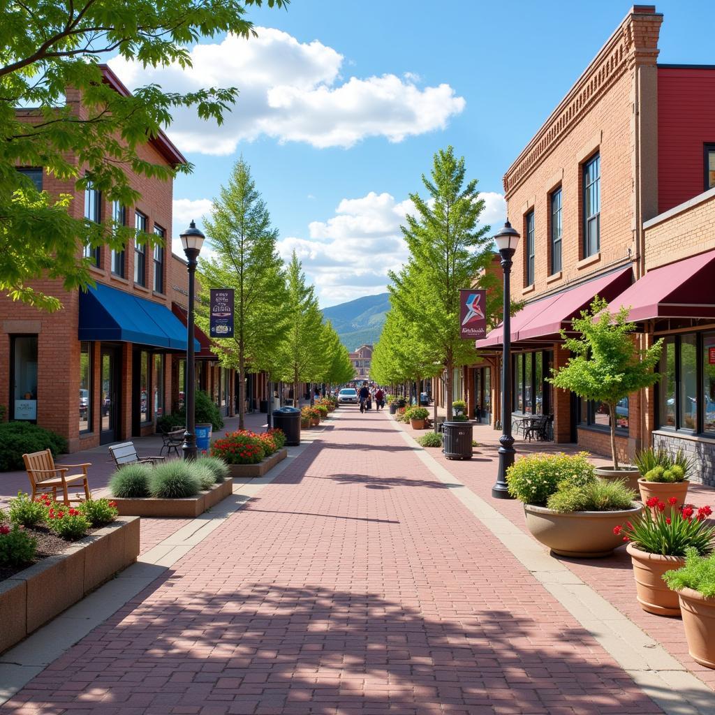 Evans Colorado Town Square