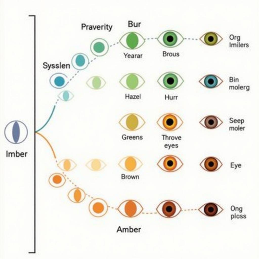 Eye Color Spectrum Chart