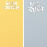 Faded Wilton Icing Colors