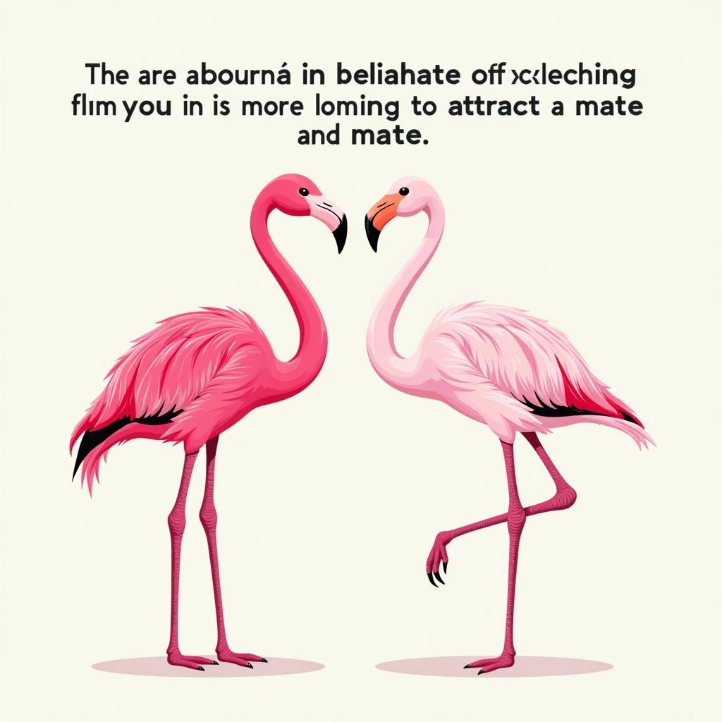 Flamingo Color Variation and Mating Preference