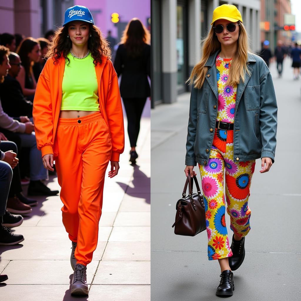 Gen Z and Millennial Fashion Trends Featuring Bold Colors