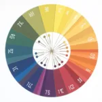 gold color wheel and its complementary colors