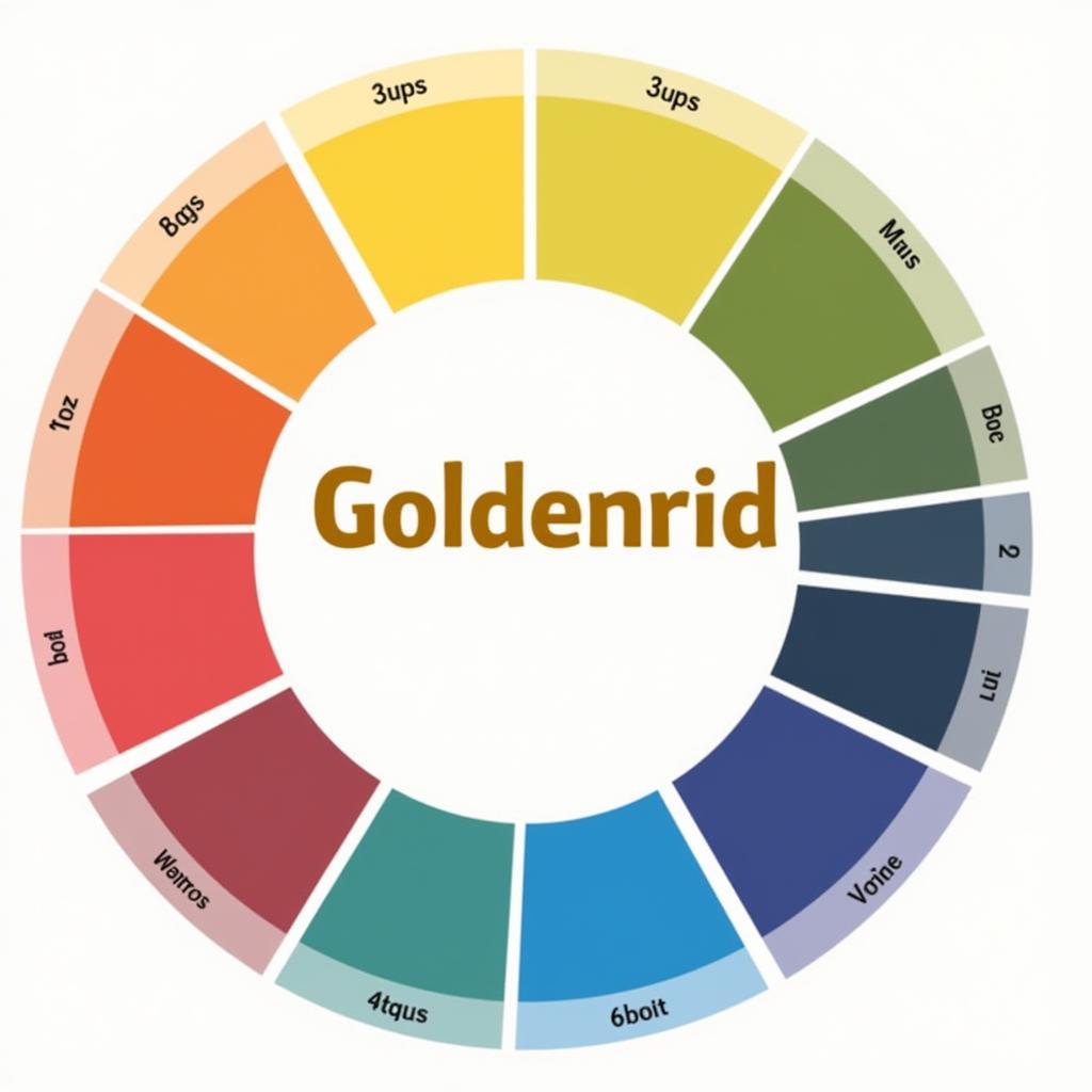 Goldenrod on the Color Wheel