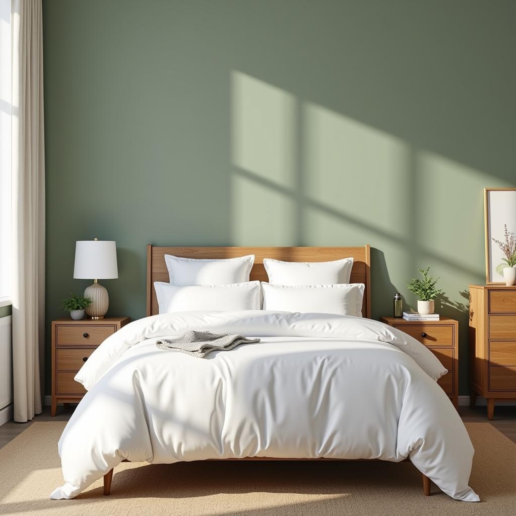 Green Bedroom Design