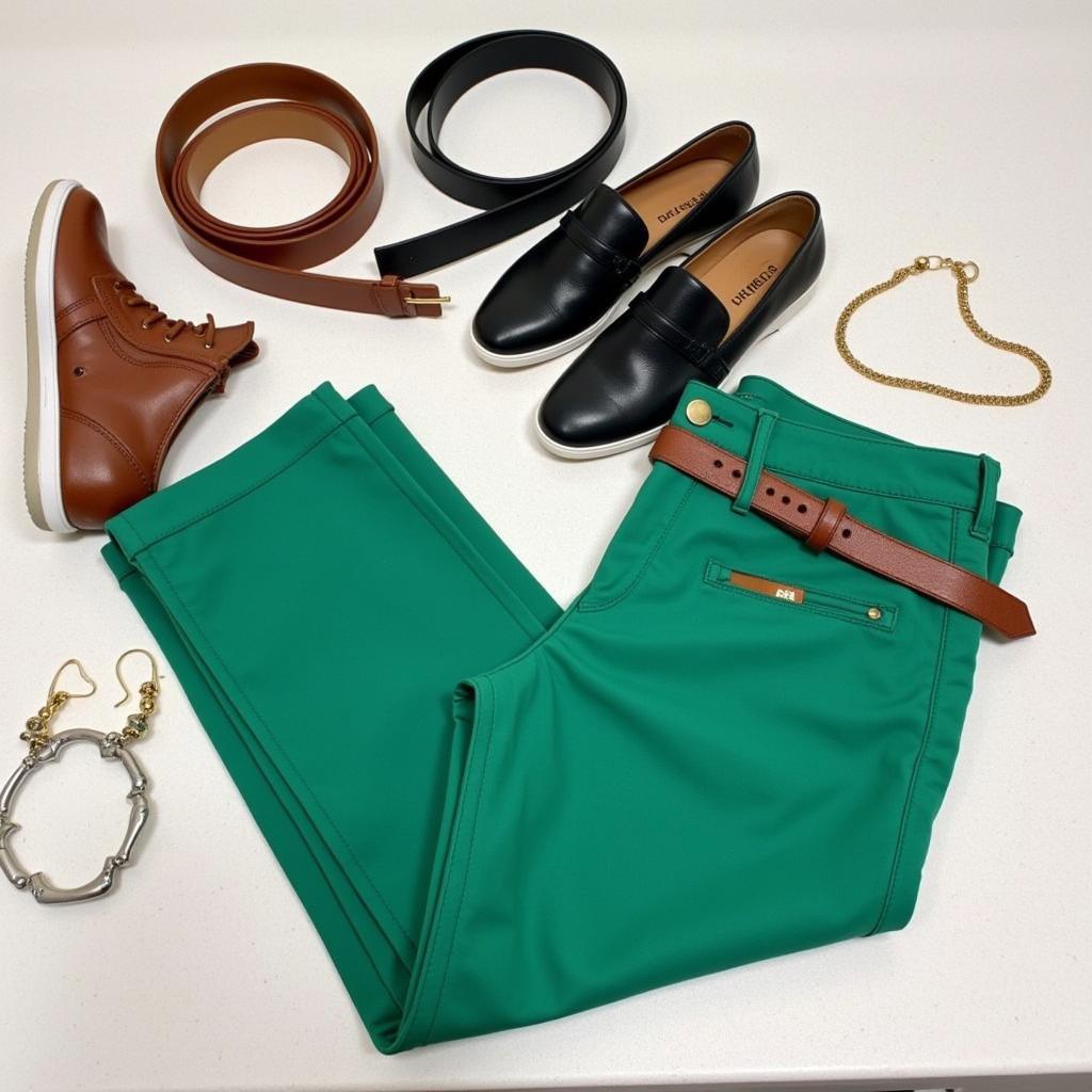 Green Pants Accessories Guide