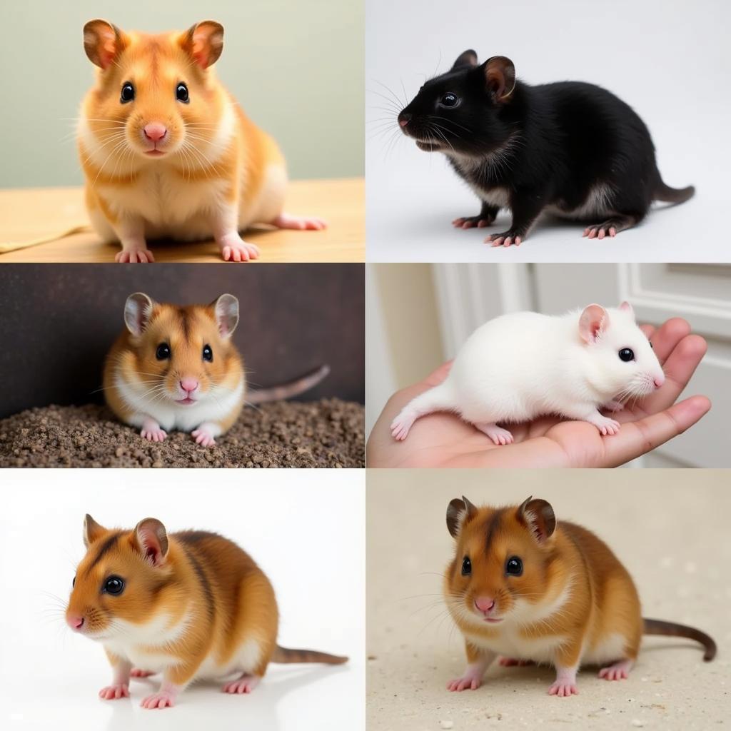 Hamster Color Varieties