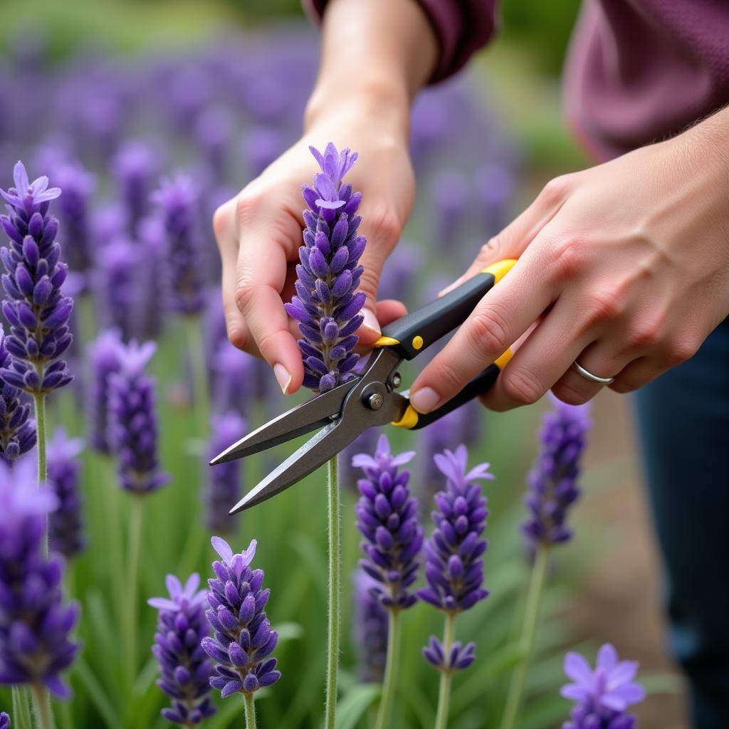 Harvesting Lavender in Colorado