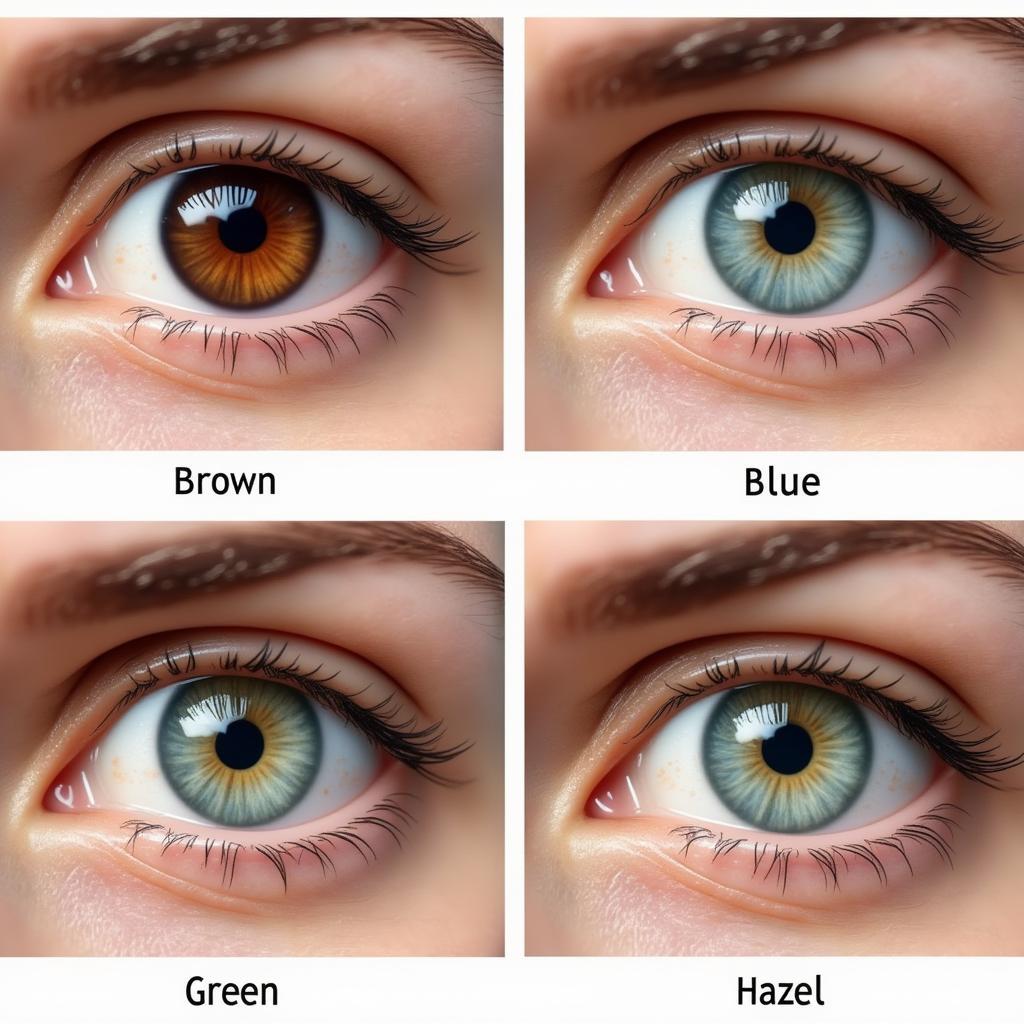 Human Eye Color Variations