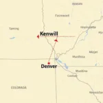 Map of Kentucky and Colorado