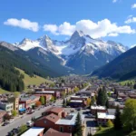 Lake City Colorado Surrounded by Mountains