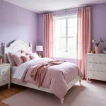 Lavender and Blush Pink Bedroom Decor