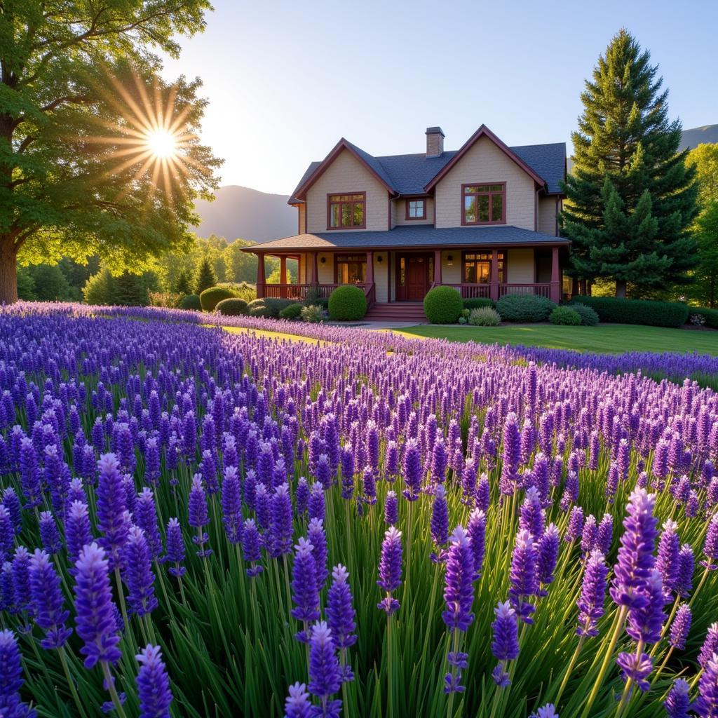 Lavender Thriving in a Colorado Garden