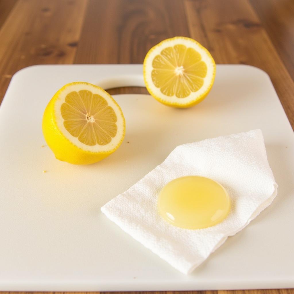 Lemon Juice as a Natural Stain Remover