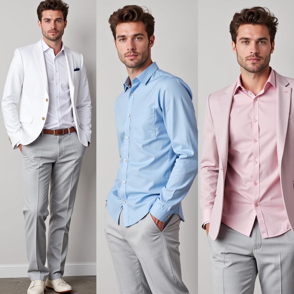 Light Grey Suit Shirt Color Combinations