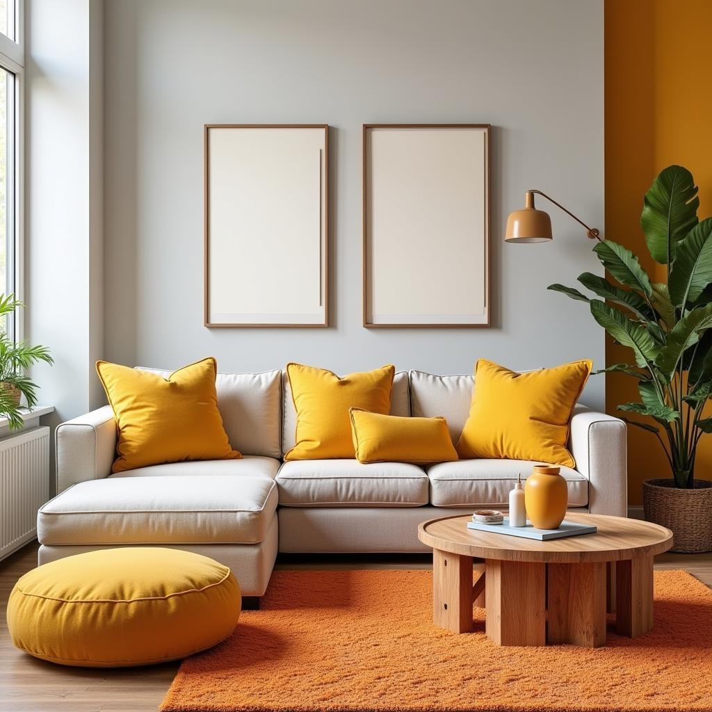 Living Room Color Accents