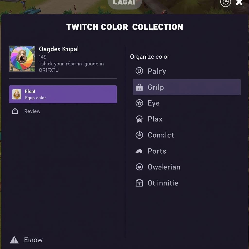 Managing Your Twitch Color Collection in The First Descendant