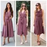 Mauve dress and shoe styles for different occasions