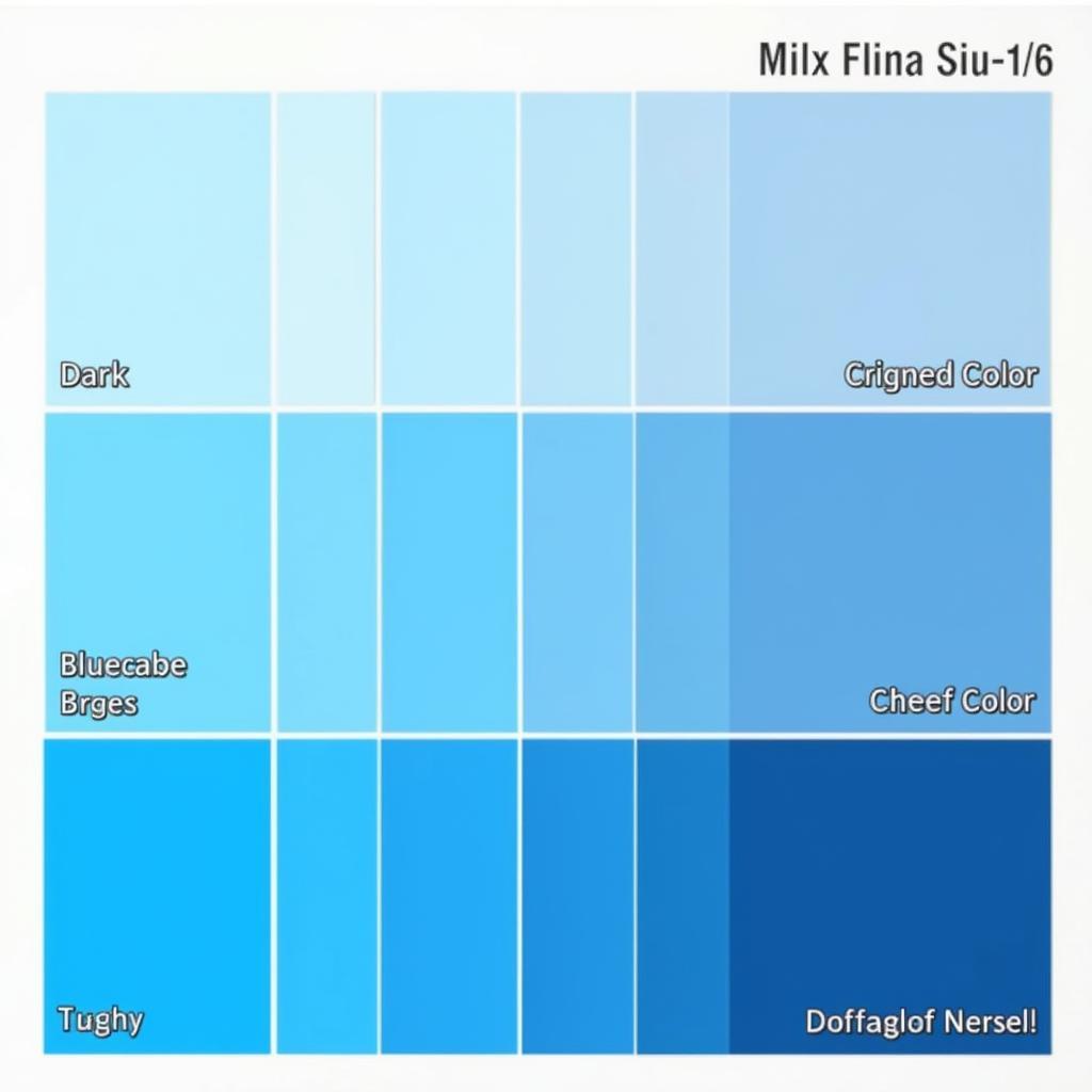 Creating Different Blue Shades