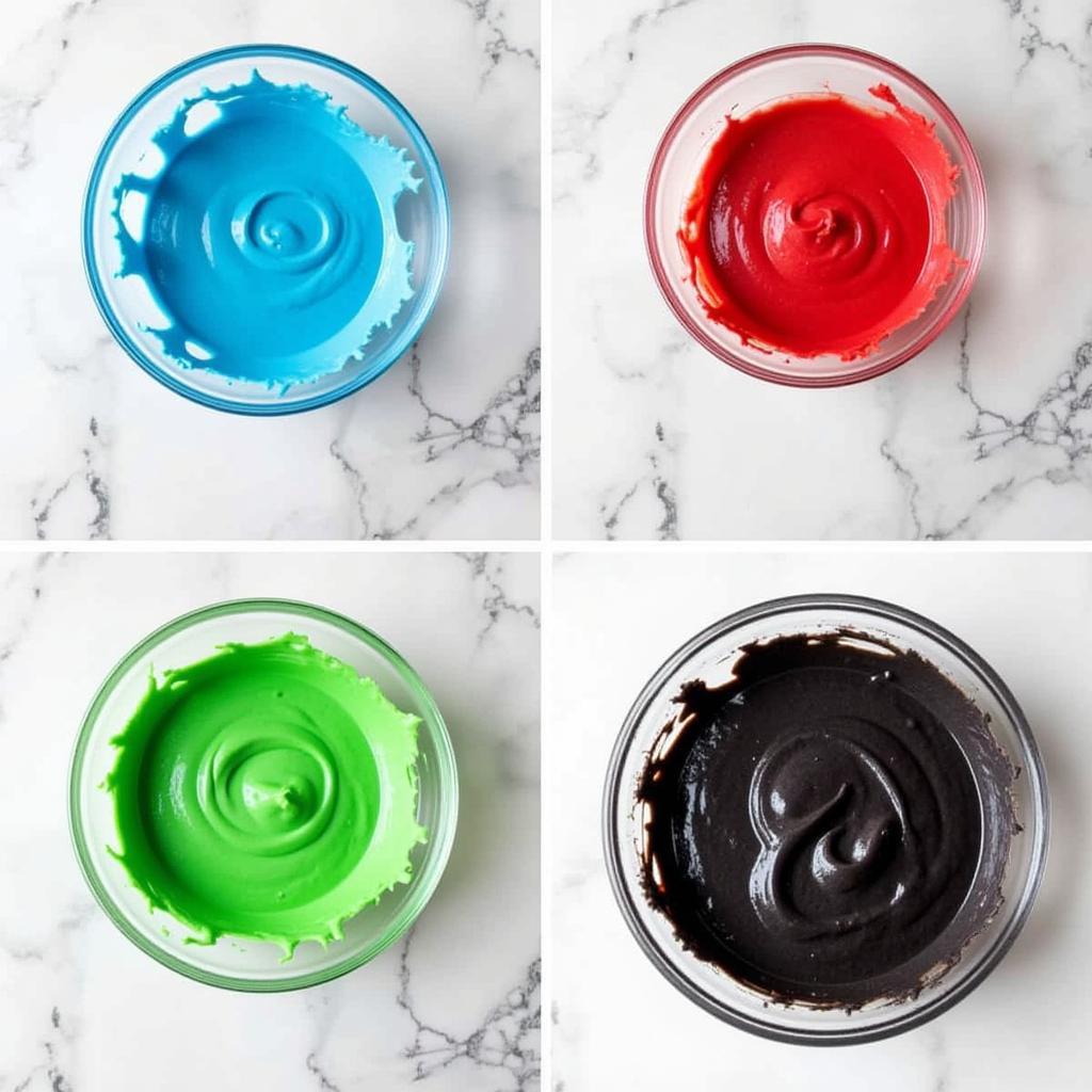 Achieving Black Frosting with Color Mixing