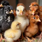 Multicolored Baby Chicks