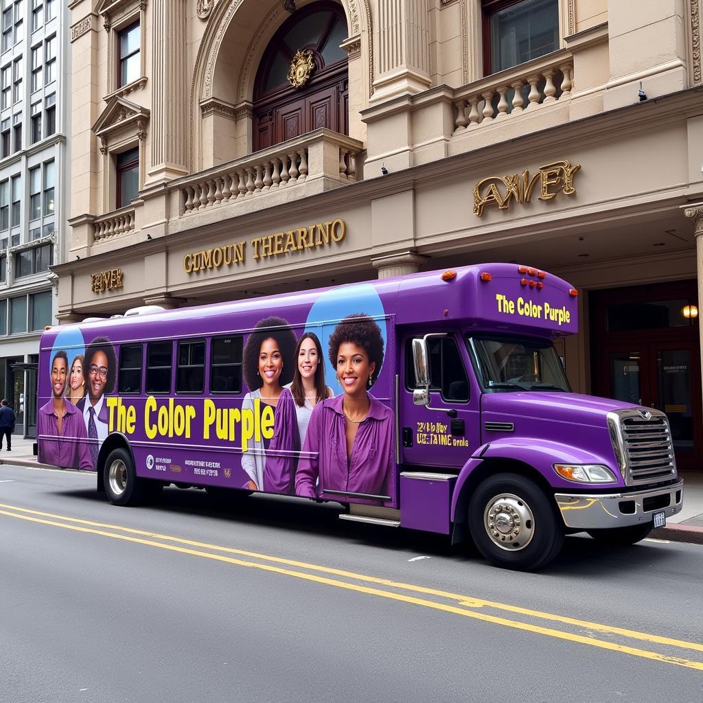 The Color Purple National Tour Bus