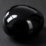 Obsidian Stone Close Up