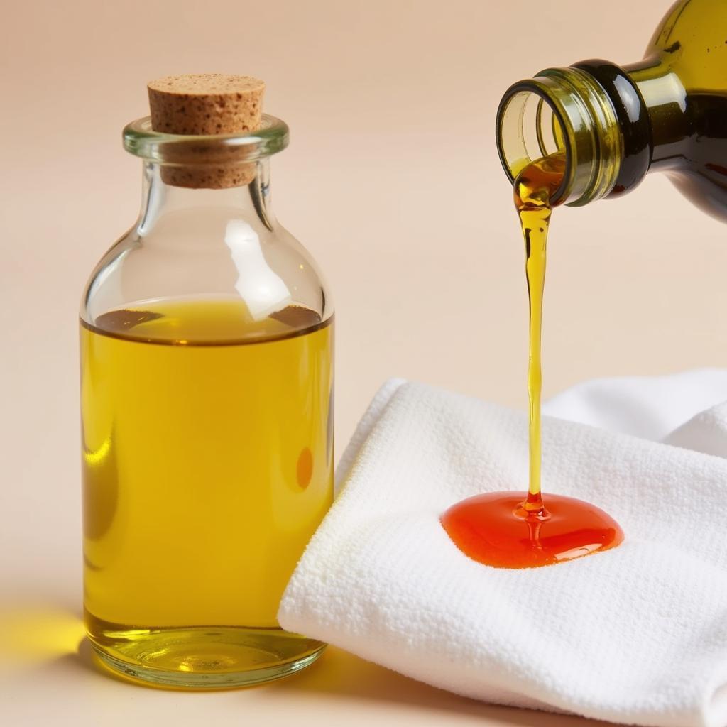 Olive Oil for Removing Food Coloring