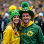 Oregon Ducks and Colorado Buffaloes fans