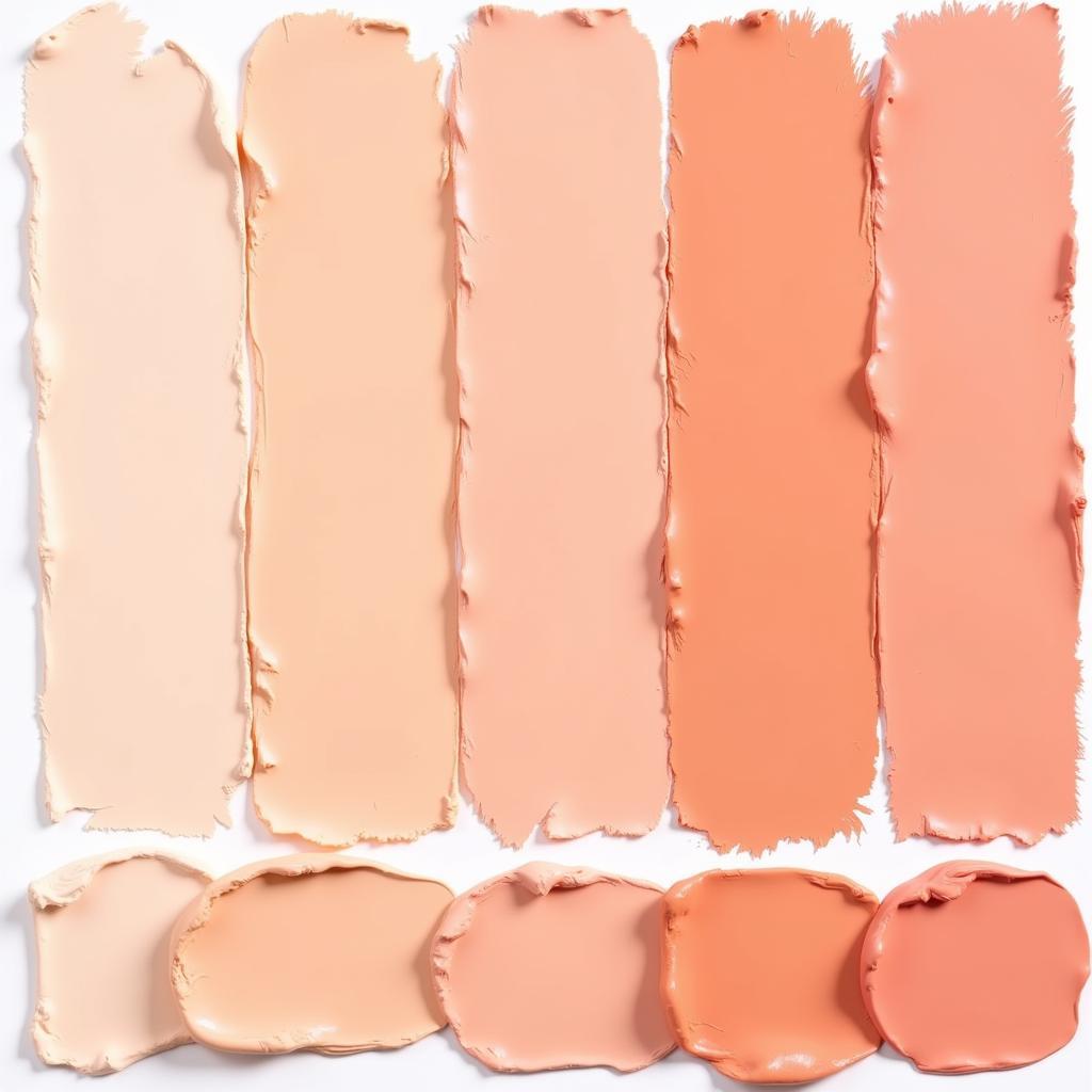 Peach Paint Swatches