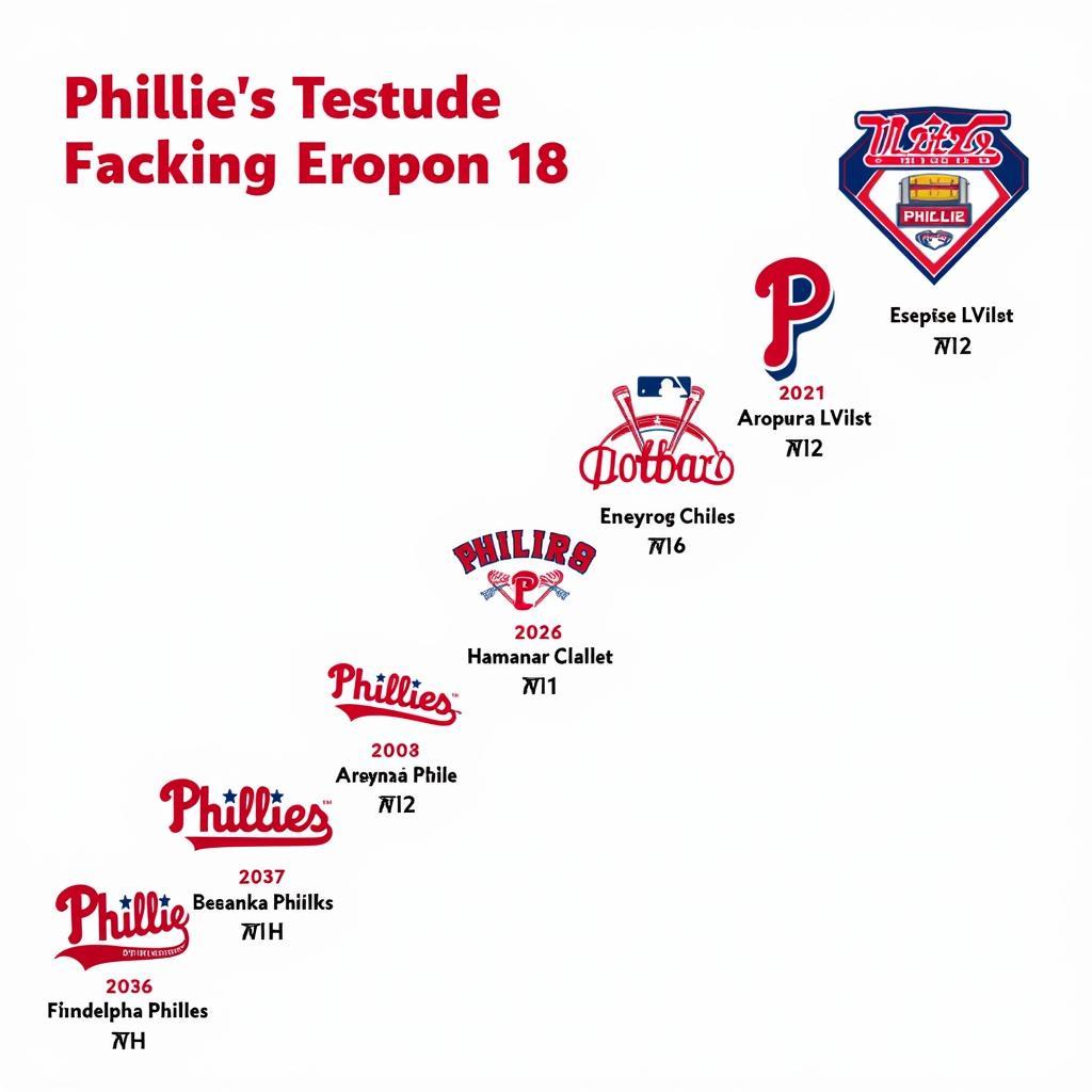 Evolution of the Philadelphia Phillies logo