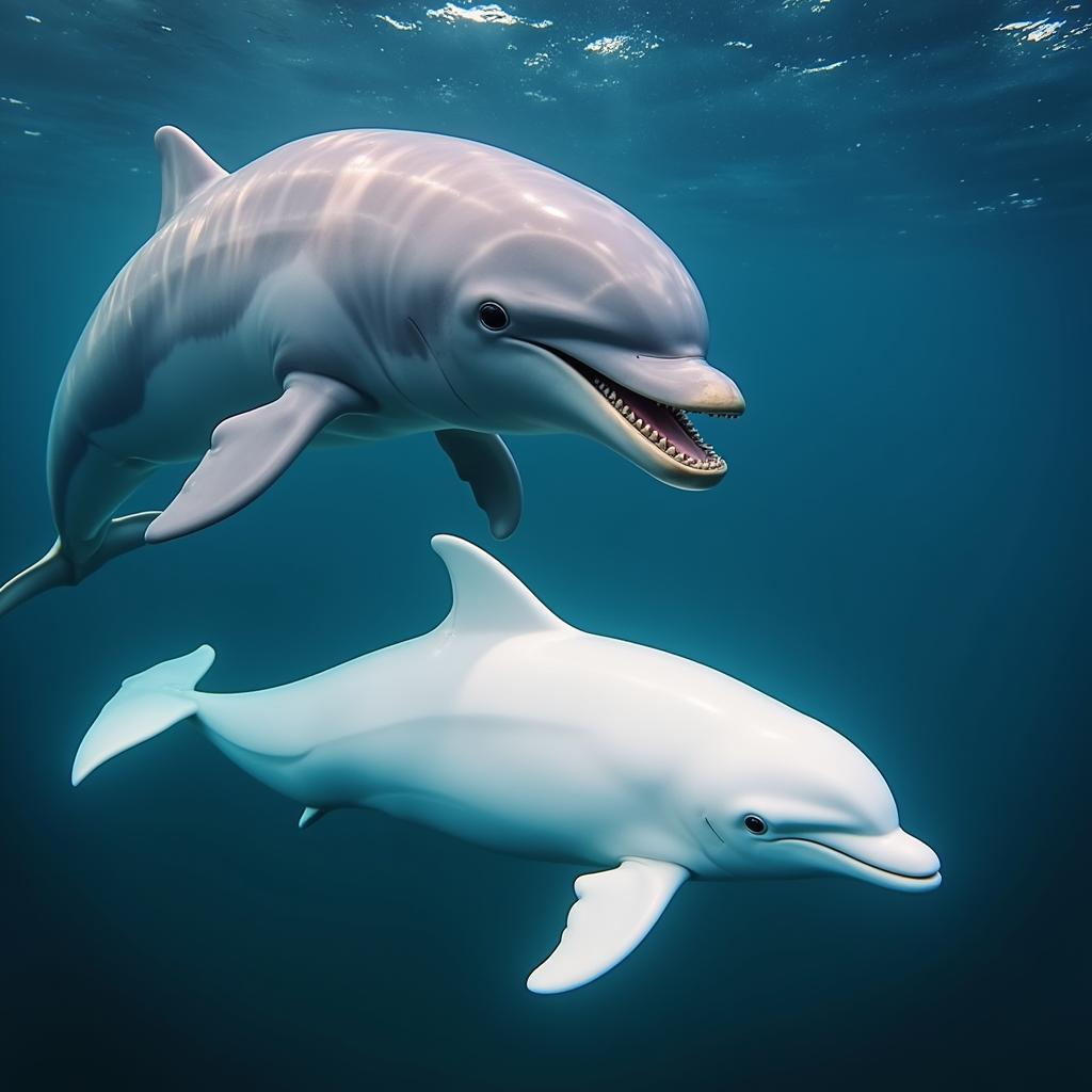 Unique Dolphin Colorations