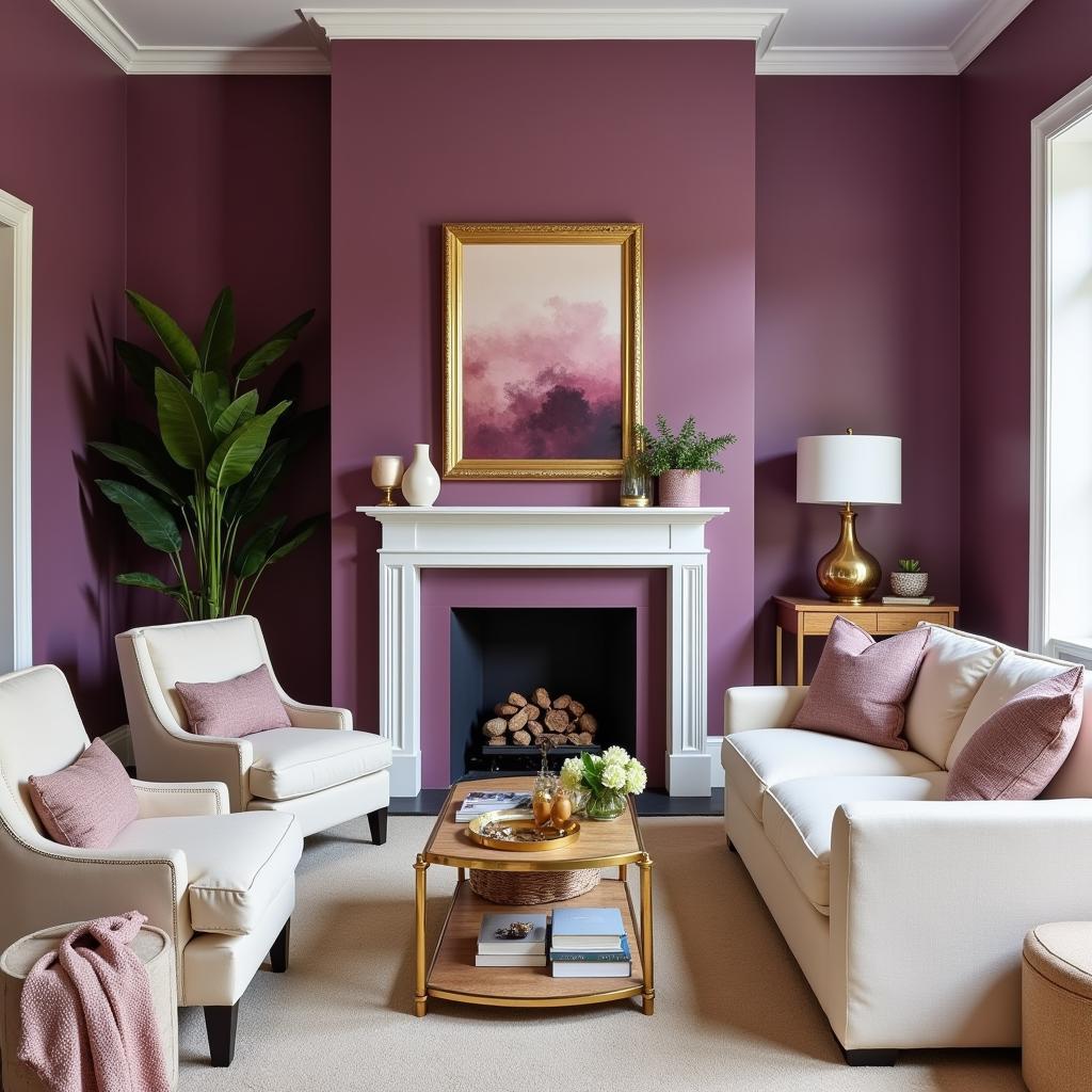 Plum Color in Interior Design