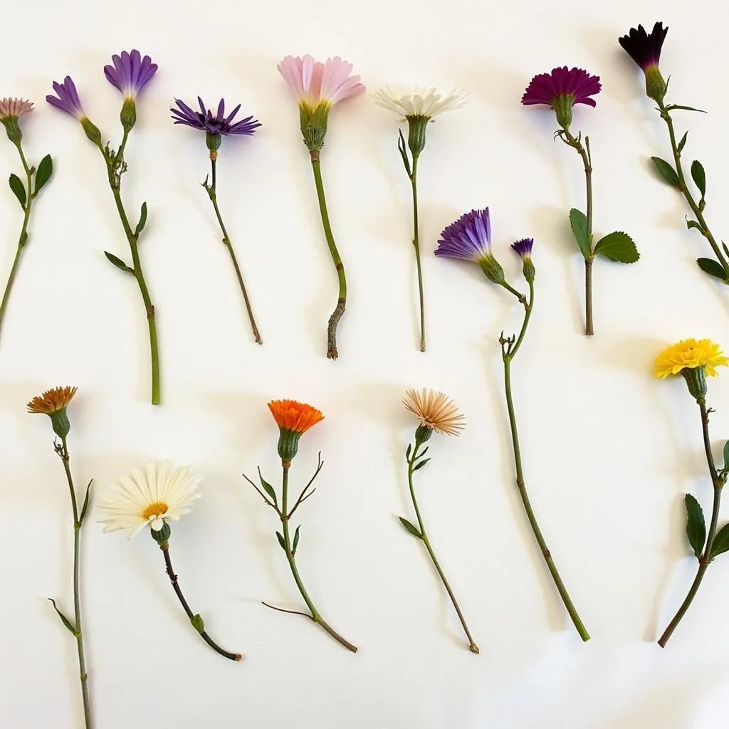 Drying pressed flowers for longevity