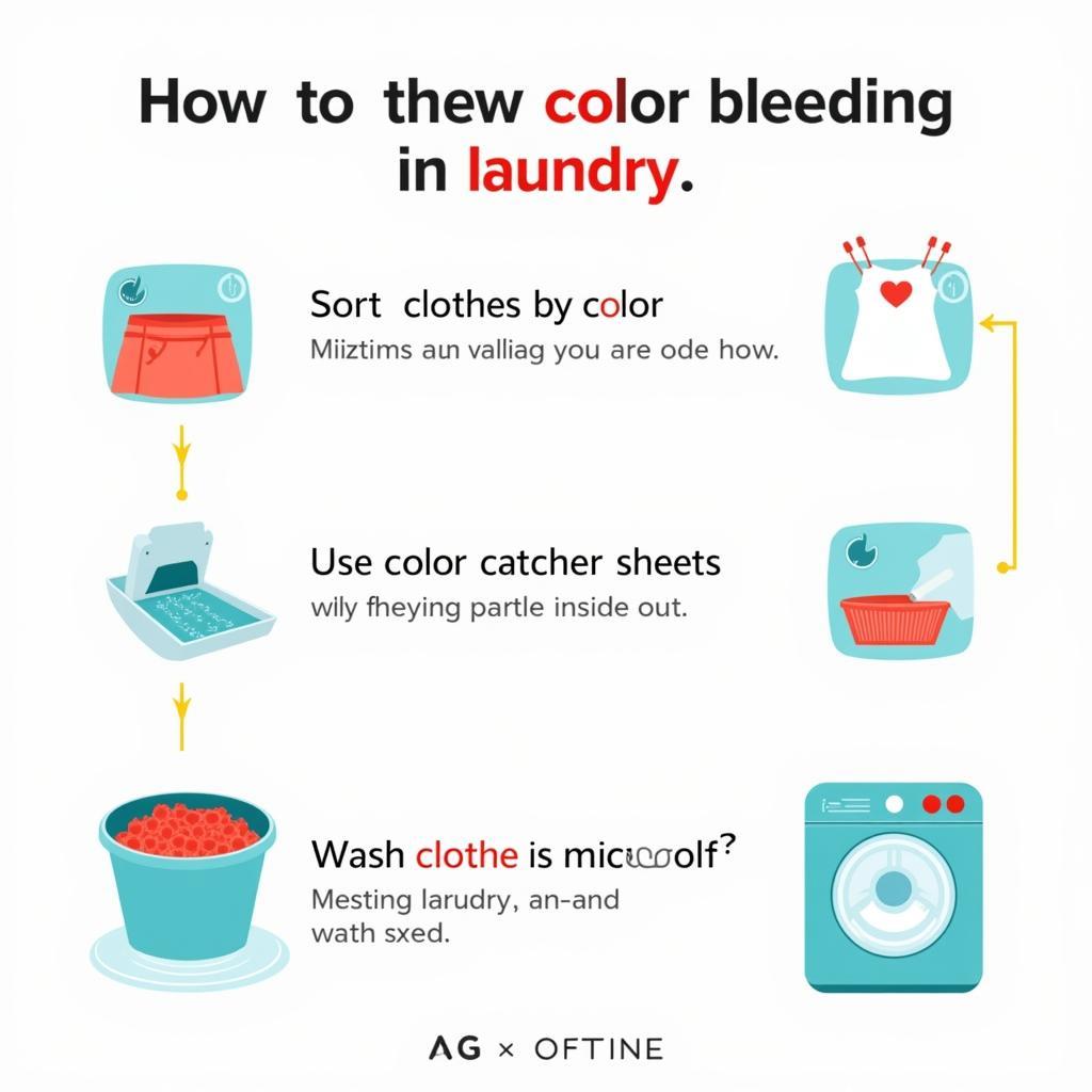 Tips to prevent color bleeding in laundry