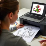 Printing Coloring Pages from Computer