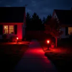 Red Light Coyote Deterrent Setup