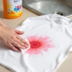 Removing Hair Dye Stain from Fabric